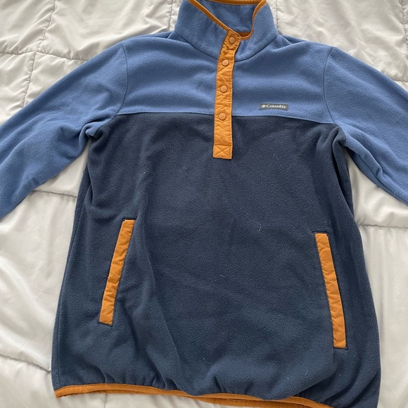 Columbia 3/4 Button Fleece Sweater  - Women L - Picture 2 of 4